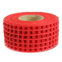 Artikel Gitterband 4,5cm x 10m Rot