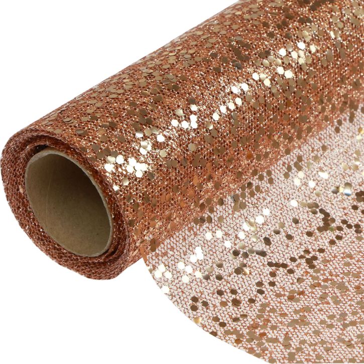 Artikel Tischläufer Weihnachten Rose Gold Tischband 48×450cm