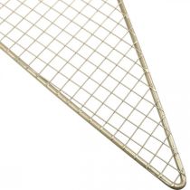 Artikel Dekostern aus Metall mit Maschennetz, Ø57 cm, Gold