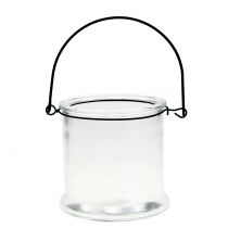 Windlicht Glas zum Hängen Ø12cm H12,5cm 2St