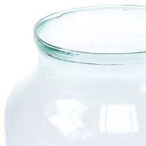 Artikel Bodenvase aus Recyclingglas Ø21cm H30cm, klar