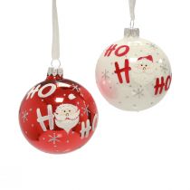 Weihnachtskugeln Glas Christbaumkugeln Weihnachtsmann 6St