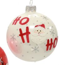 Weihnachtskugeln Glas Christbaumkugeln Weihnachtsmann 6St