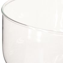 Artikel Glasschale für Schwimmkerzen Schale mit Fuß Ø19cm H14cm