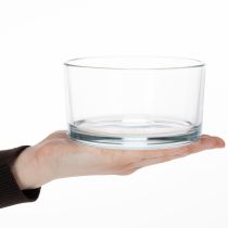 Artikel Glasschale aus klarem Glas, 13 cm Durchmesser, für Deko und Kerzen