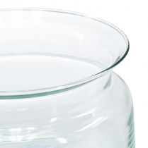 Artikel Glasschale aus recyceltem Glas Ø16cm H8cm klar