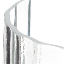 Artikel Vase Einzigartige Streifen Struktur Modernes Design 19cm