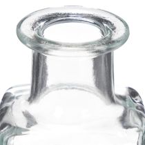 Artikel Mini-Vasen aus Glas 11 cm klar 6 Stück