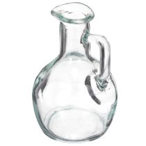 Artikel Miniatur-Wasserkrug aus Glas mit Henkel, 12 cm, transparent, 6-teiliges Set