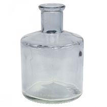 Glasvase Apothekerflaschen Deko Glas Dekovase Getönt Ø7cm 6St