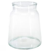 Artikel Glasvase Konisch Blumenvase Groß Glas Deko H23cm Ø19cm