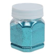Glitterdeko Türkis 115g