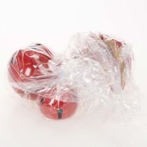 Artikel Rote Metallglocken 3er-Set, Ø 14/12/8 cm, mit Juteband für Weihnachtsdekoration