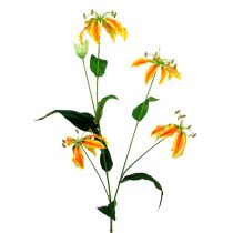 Gloriosa Zweig Orange-Gelb 90cm 1St