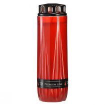 Artikel Grabkerze Aura Friedhofskerze Rot Schwarz 7 Tage H24cm