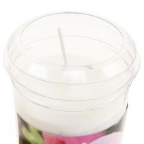 Grabkerzen mit Rosen Grabschmuck Ø7cm H16cm 3St