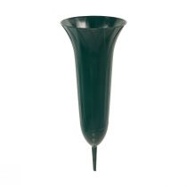 Artikel Grabvase Dunkelgrün 36cm 5St