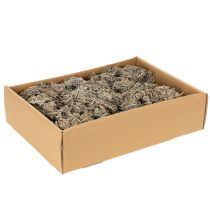 Artikel Dekomoos Graumoos 500 g für Bastelarbeiten und Dekorationen