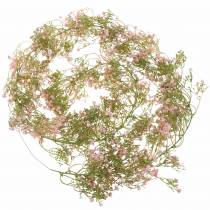 Girlande Schleierkraut Rosa 180cm