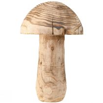 Artikel Großer Holzpilz Deko Pilz Holz Paulownia Ø21cm H33cm