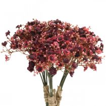 Schleierkraut künstlich Rot Kunstblumen Herbst 29,5cm 18St