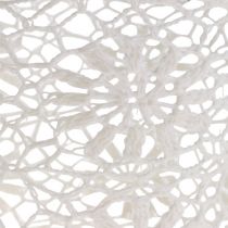 Artikel Häkeltopf aus Kunststoff Weiß Ø17cm H15cm für Pflanzgefäße