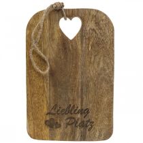 Artikel Hängedeko Holz Küchendeko „Liebling Platz“ 30x19,5x2,5cm