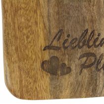 Hängedeko Holz Küchendeko Lieblingsplatz 30x19,5x2,5cm