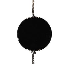 Artikel Hängedekoration Metall Kreise und Scheiben 80cm Schwarz Gold für Innen