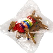 Artikel Deko-Anhänger Dackel aus Filz 16 cm, Set mit 2 Stück