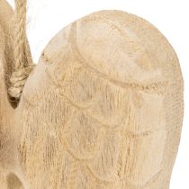 Artikel Holzanhänger Engelsflügel 12cm natur mit Kordel