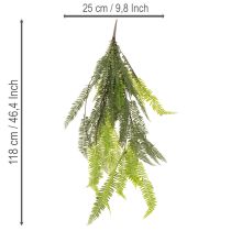 Artikel Farn künstlich, grüner Kunststoff-Farnzweig, 118 cm, für Innenbereich