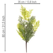 Artikel Künstlicher Farnzweig aus Kunststoff Grün 80cm für Innenbereich