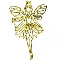 Christbaumschmuck Elfe Feen Anhänger Golden H15cm 16St