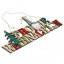 Artikel Holzschriftzug Frohe Weihnachten dekorativ für Tür und Wand