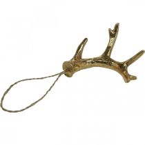 Artikel Weihnachtsanhänger Deko Geweih Baumschmuck Gold 7,5cm 6 St