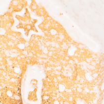 Artikel Keramik Lebkuchenhäuschen Hängedekoration 6cm naturfarben 3er Set