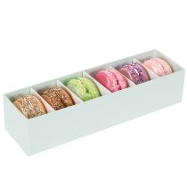 Artikel Weihnachtsbaumschmuck Macaron-Anhänger 6 cm Glas Pastellfarben 6er-Set