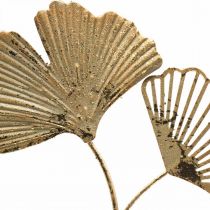 Artikel Ginkgo Aufhänger Vintage Metall Gold Ø16cm 3er Set