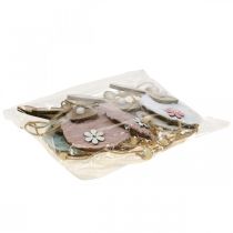 Artikel Hänger Hasen Dekohänger Ostern Holz Plüsch 26×7×2cm 6 St