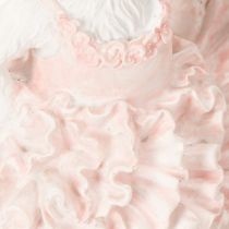 Artikel Dekoanhänger Hasenfiguren Ballerina aus Polyresin 12cm Rosa und Lila 2er-Set