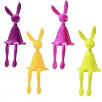 Artikel Hasen Kantenhocker Osterhasen Bunt beflockt – 2. Wahl – 28cm 4 St