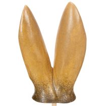 Artikel Keramik Gartenstecker Hasenohren Set 29cm braun 4 Stück für Osterdeko