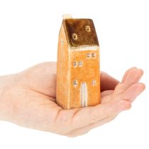 Artikel Keramik-Dekohäuser 10 cm 3er-Set handbemalt für Innenbereich