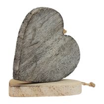 Holzherzen Deko Herzen Weiß Farbig Vintage Holz 10St