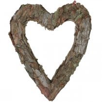 Artikel Dekoherz offen aus Pinienrinde 30×24 cm Natur braun-rot