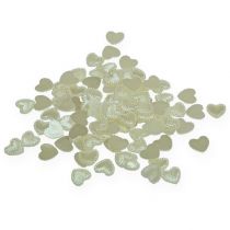Streudeko Mini-Herzen Creme 1,3cm 300St