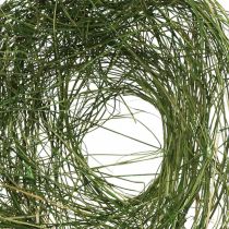 Manschette aus Gras Grün Straußmanschette Frühlingsdeko Ø20cm