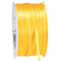 Artikel Hochwertiges Geschenkband Gelb Satinband 3mm × 50m