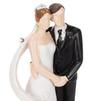 Artikel Hochzeitsfigur Brautpaar Polyresin 10,5cm Weiß Schwarz